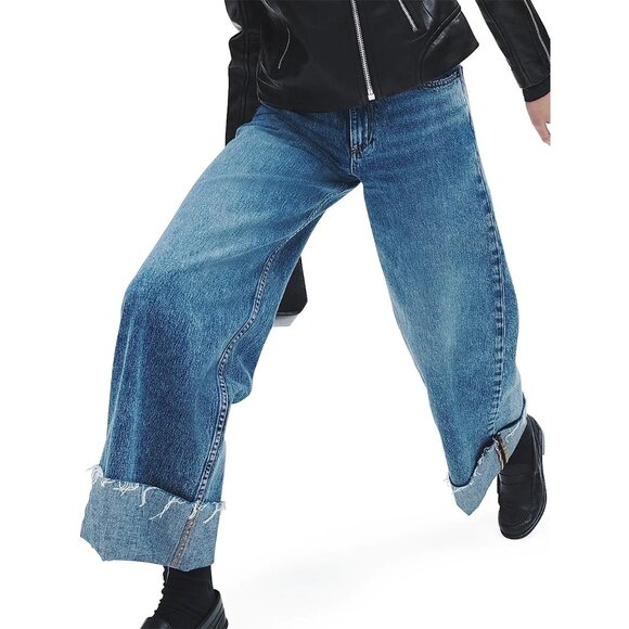 NWT $270 Rag & Bone Sofie Cuffed Crop Jeans Size 25 - Picture 2 of 10